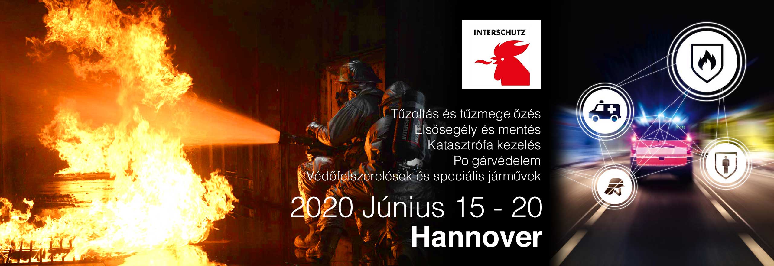 Hannover kiállítás Interschutz 2020